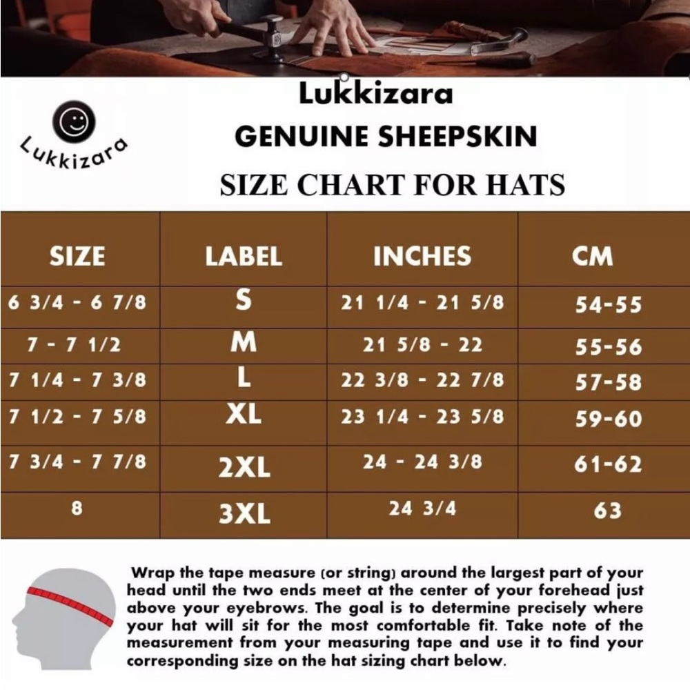 Shearling Sheepskin Leather Trapper Hat Aviator | Winter Hat | Ushanka - Picture 7 of 8